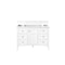 James Martin Vanities Palisades 48in Single Vanity Cabinet, Bright  White 527-V48-BW - alternate 1